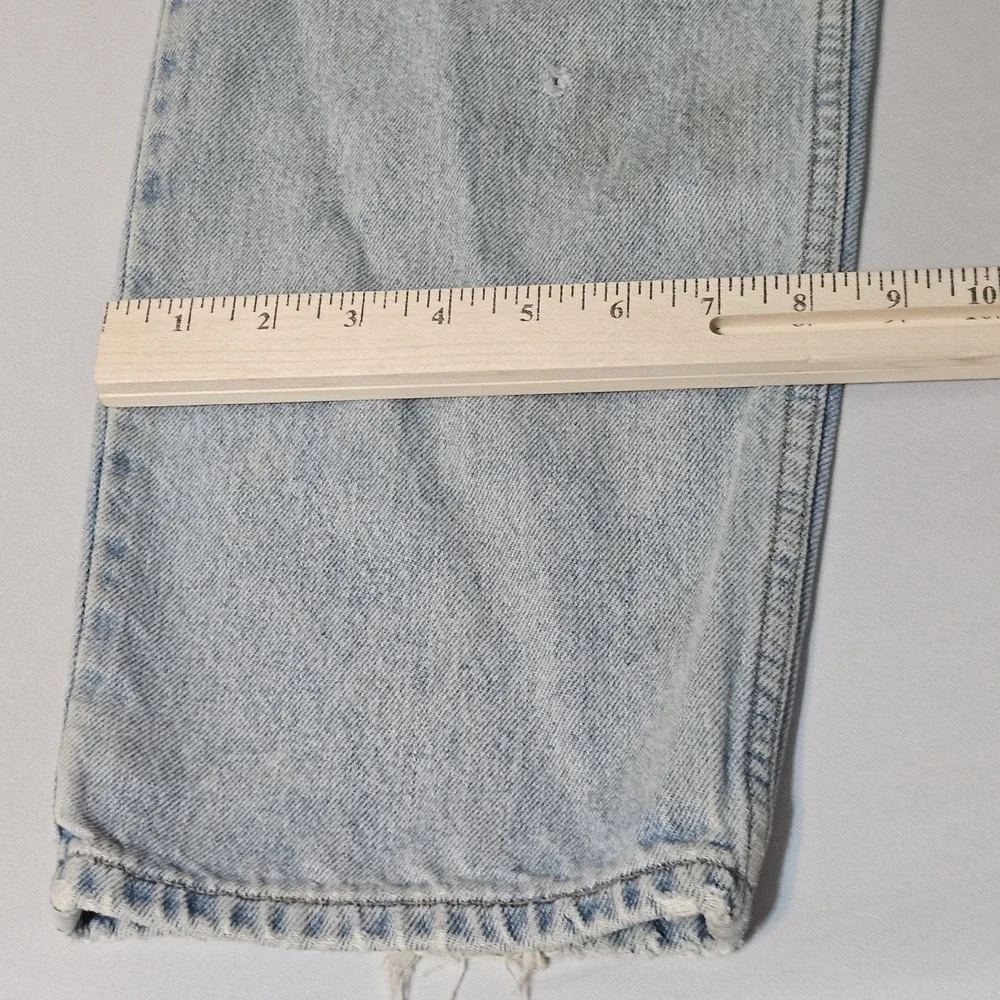 VTG‎  USA Levis Jeans Mens 34x31  Denim Y2K Relaxed Fit 550 DISTRESSED PAINT